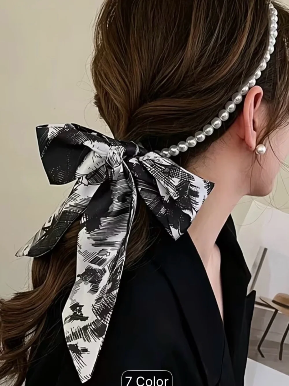 Adorned elegant black